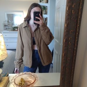 Weatherproof vintage polyester jacket coat